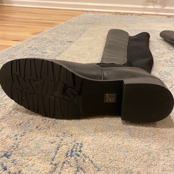 NEW Stuart Weitzman Leather Over The Knee Boot - Picture 2 of 4